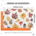thumbnail image 6 of Yayeee Doormat for Indoor Entrance 32" x 20" Non Slippery Floor Rug, Gray Autumn Leaves, 6 of 8