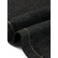 thumbnail image 5 of DARING DIVA Women's Sleeveless Stapless Denim Dress Mini Dress L Black, 5 of 6