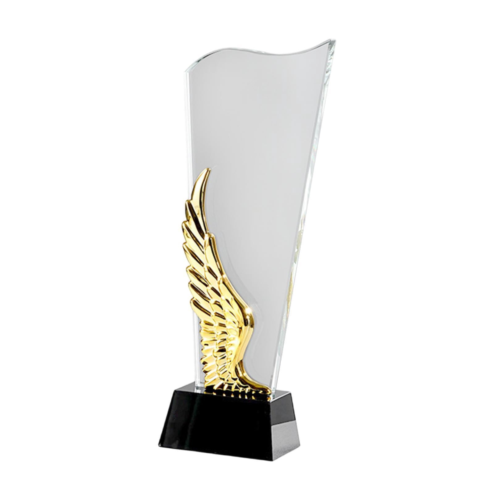 LeeQinersw Employee Appreciation Award Clear Glass Office for Coworker Thank You Trophy