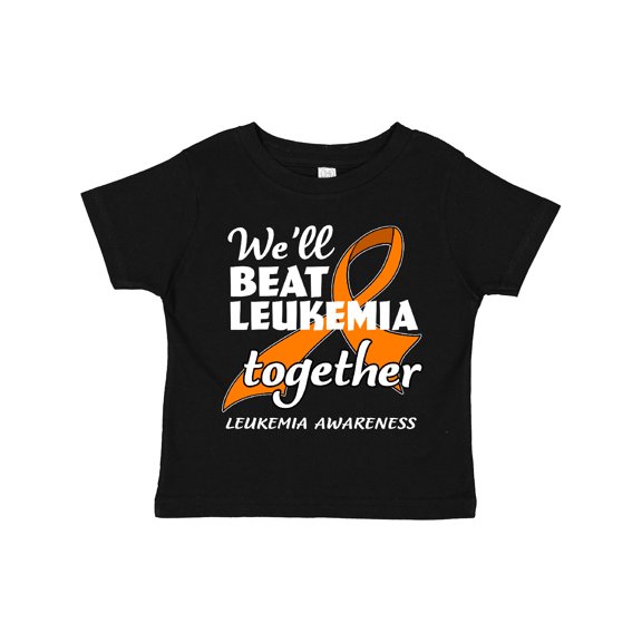 Inktastic We'll Beat Leukemia Together- Leukemia Awareness Boys or Girls Toddler T-Shirt