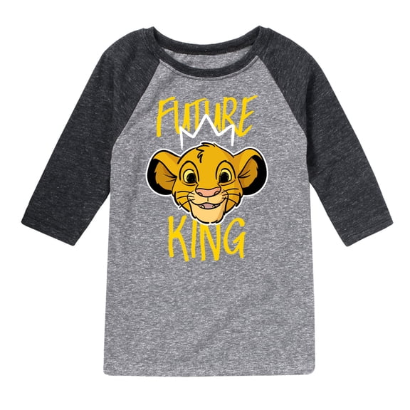 The Lion King - Future King - Simba - Toddler & Youth Raglan Graphic T-Shirt