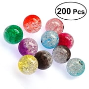 200 Pcs Cracked Beads for Necklace Making Arts and Crafts Adults Bracelets Jewellery