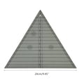 thumbnail image 5 of Zeiwohndc Multifunctional Acrylic Strip Tube Ruler Sewing Template Ruler Triangle-shaped, 5 of 9