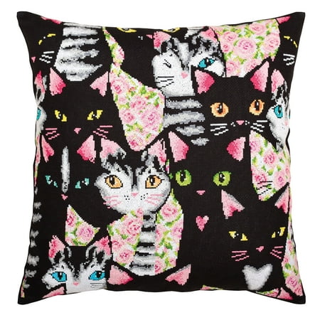 UPC: 4742022979327 | Find a loving cat CU053 Counted Cross Stitch Kit