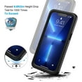 thumbnail image 5 of for iPhone 13 Pro Max Case, IP68 Waterproof Dustproof Shockproof Cases with Screen Protector, Full Body Protective Front and Back Cover for iPhone 13 Pro Max - 6.7 inch (Black), 5 of 8
