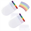 thumbnail image 1 of 2 Piezas de Pintura Corporal para la Cara del Iris, Pintura con Bandera del Día del Orgullo Gay, Crayón de Rayas del Iris LGBT para el Día del Orgullo Gay, 1 of 5