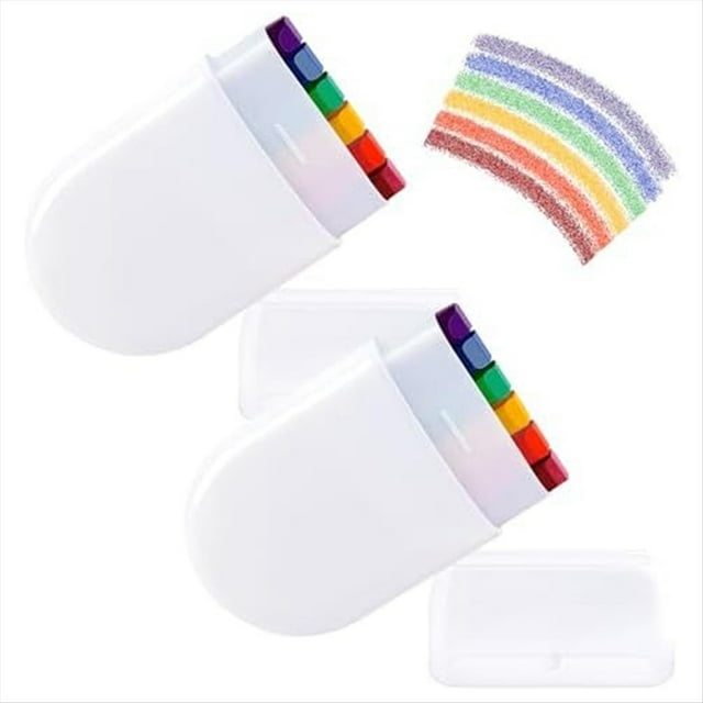 2 Piezas de Pintura Corporal para la Cara del Iris, Pintura con Bandera del Día del Orgullo Gay, Crayón de Rayas del Iris LGBT para el Día del Orgullo Gay
