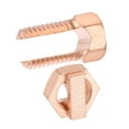 thumbnail image 6 of Uxcell Grounding Bolt Connector Copper Grounding Protection 27 x 14mm for Electrical and Mechanical Equipment, 6 of 7