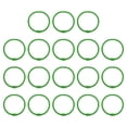 thumbnail image 1 of Unique Bargains 45mm Loose Leaf Binder Rings, 18 Pack 3mm Metal Flash Card Book Binding Rings for Key Chain Card, Green, 1 of 7