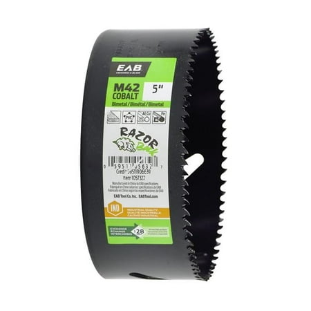 

Razor Back 1057322 5 in. M42 Industrial Hole Saw - Recyclable Exchangeable