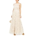 thumbnail image 1 of Eliza J Vestido Floral para Mujer, Beige, 6, 1 of 1