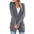 thumbnail image 1 of X Cardigan Ouvert à l'Avant pour Femmes à Manches Longues, 1 of 14