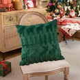 thumbnail image 5 of Daiosportswear Christmas Decorative Pillow Set, Embroidered Snowflake & Christmas Tree, 18x18in Square, Flock Fabric, Soft & Durable, Holiday Party, Living Room Couch Cushions, 5 of 6