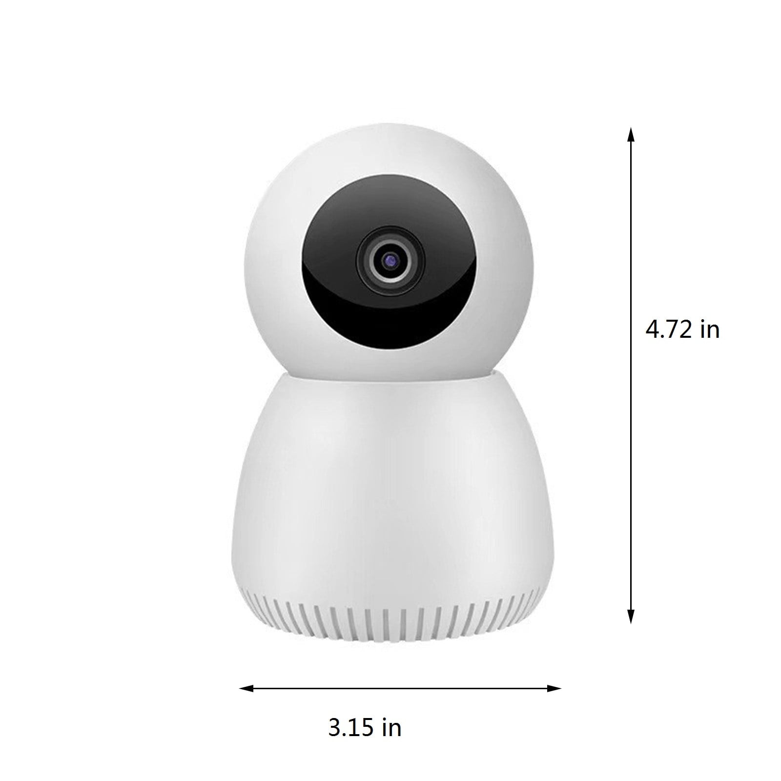 Oggfader Home Security Camera System Indoor Security Camera HD WiFi Camera For Home Security 2.4GHz WiFi Motion Detection Night Vision 2-Way Audio Ideal For Baby Monitor