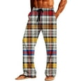 thumbnail image 2 of Censtreet Men's Pajama Bottoms Plaid Pajamas Pants for Men Soft Long Lounge Pj Sleep Pant with Pockets, 2 of 9