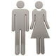 thumbnail image 1 of 1 par de señales de identificación de baño, señales de baño para hombres y mujeres, señales de identificación de baño, 1 of 6