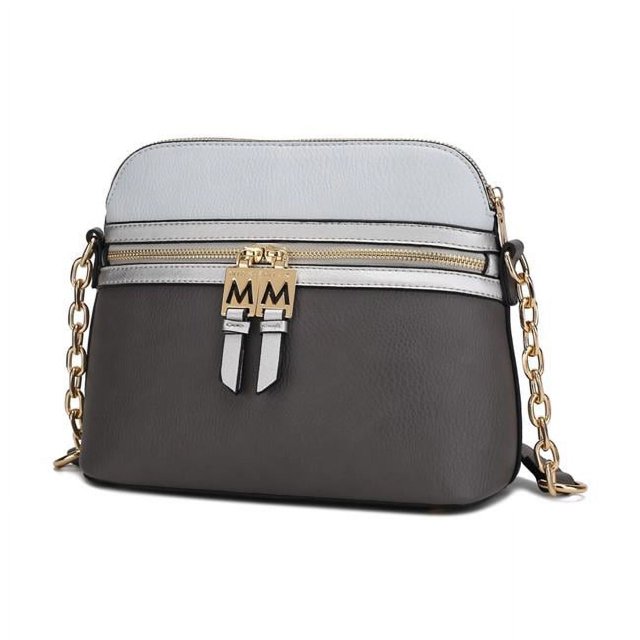 MKF Collection by Mia K. MKF-X603CRC-SL Sac à Main en Cuir Vegan pour Femmes