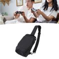 thumbnail image 1 of Gaming Console Carrying Case, Multi Purpose PU EVA Comfortable Dual Zipper Large Capacity Handheld Gaming Console Storage Bag  for Travel, 1 of 7
