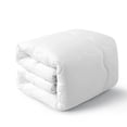 thumbnail image 6 of arkawon All Season Down Alternative Oversized King Comforter, Winter Warm Ultra Soft Quilted Duvet Insert with Corner Tabs, Wavy Box Stitched, Luxury Fluffy Lightweight (White, 98 x 116 inch), 6 of 7