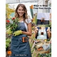 thumbnail image 3 of 2026 Portable Rechargeable Waist Fan, 5-Speed 6000RPM Strong Airflow with Flashlight, Hands-Free Wearable Belt & Neck Fan, Up to 20H Runtime for Camping, Outdoor Work, Jobsite, Hiking Travel - Orange, 3 of 7