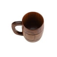 thumbnail image 2 of de madera de 400 ml, taza de café de viaje de madera, taza para beber , taza de madera , para celebración, camping, Macarena Taza de bebida, 2 of 8
