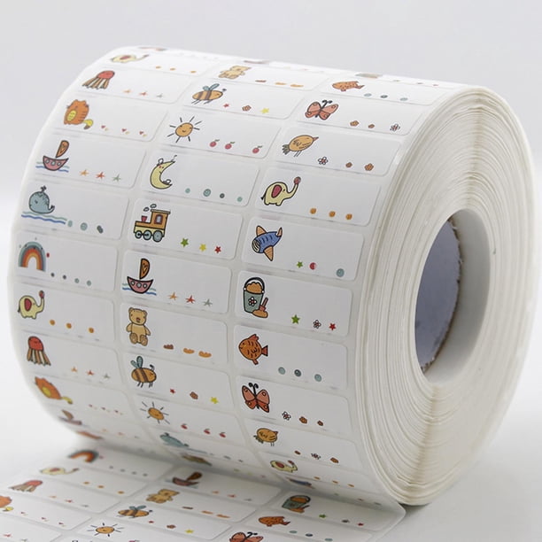 50 Pegatinas Personalizadas Con Nombre Para Material Escolar