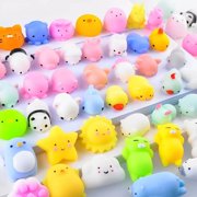 25 Pack Squishy Mini Mochi Rising fidget Hand Toy Toys Party Favors for Kids