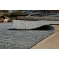 thumbnail image 4 of EORC Handmade Wool Dark Grey Contemporary Transitional Rome Rug, 4 of 9