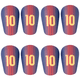thumbnail image 1 of Mini Espinilleras Fútbol ​​tablero Vástago Entrenamiento Ligero (S) Azul Y Rojo, 1 of 7