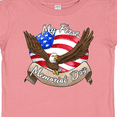 thumbnail image 4 of Inktastic My First Memorial Day- Bald Eagle Boys or Girls Baby T-Shirt, 4 of 5