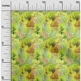 thumbnail image 2 of oneOone Viscose Jersey Lime Fabric Autumn Craft Projects Decor Fabric Printed By The Yard 60 Inch Wide, 2 of 4