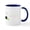 White/Navy Inside, variant on CafePress - Happy Easter Mugs - 11 oz Ceramic Mug - Novelty Coffee Tea Cup
