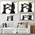 thumbnail image 4 of Designart "Woman Training In Martial Arts Fight Studio" Martial Arts Floater Framed Canvas Wall Art, 4 of 5