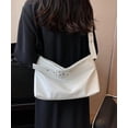 thumbnail image 3 of Kukuzhu Hobo Bag for Women PU Leather Shoulder Crossbody Bag Soft Purse Handbag Slouchy Large Totes Retro Top Handle Bag, 3 of 7