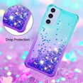 thumbnail image 4 of Funda para Samsung Galaxy A15 5G Transparente con Brillos Carcasa Protectora Antigolpes con Glitter Brillante, 4 of 5