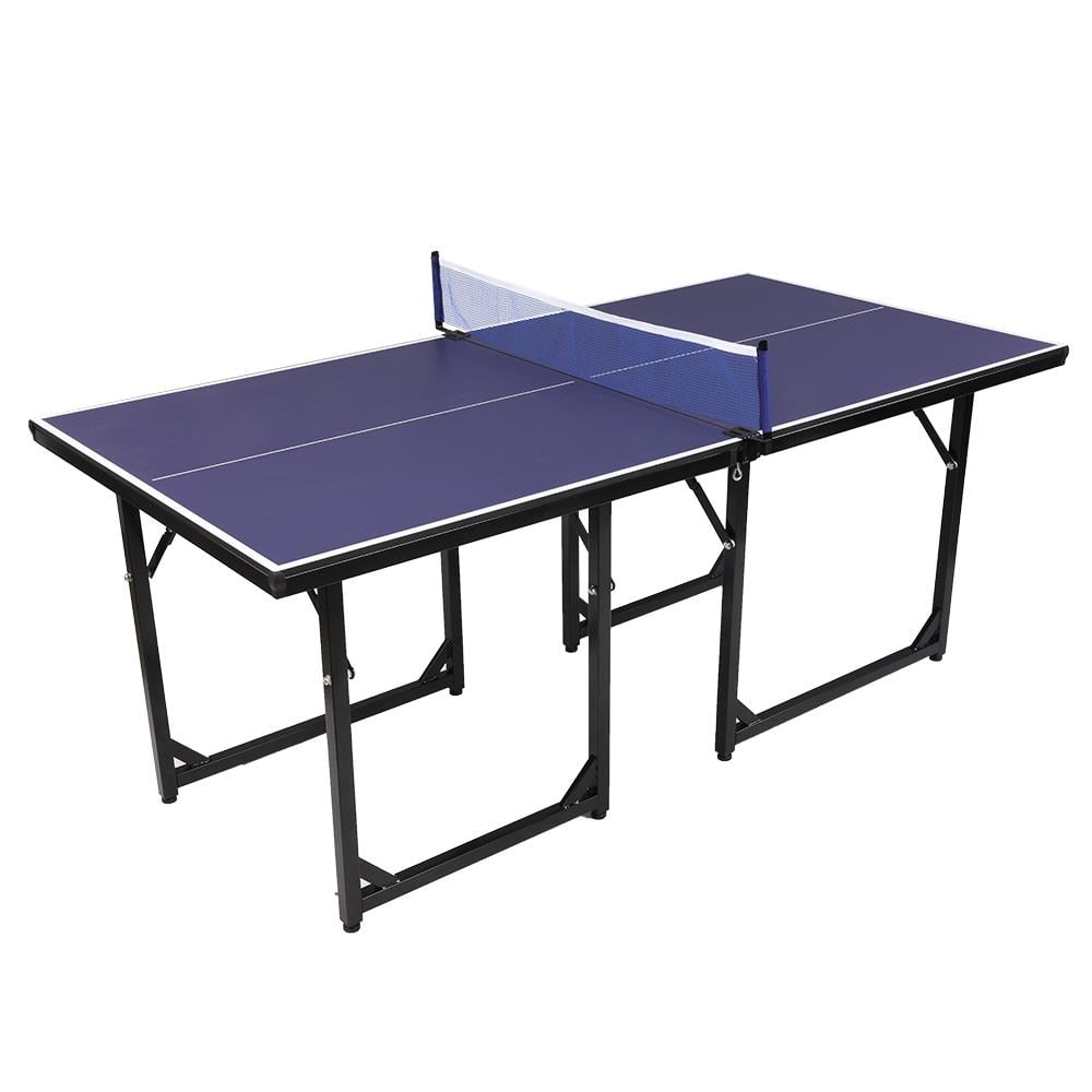 Ping Pong Table 9ft Folding Tennis Outdoor Indoor Game Activities Play Sport Set 