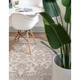 thumbnail image 3 of Rugs.com Charlotte Collection Rug – 5 Ft Round Ivory Low-Pile Rug Perfect For Kitchens, Dining Rooms, 3 of 9