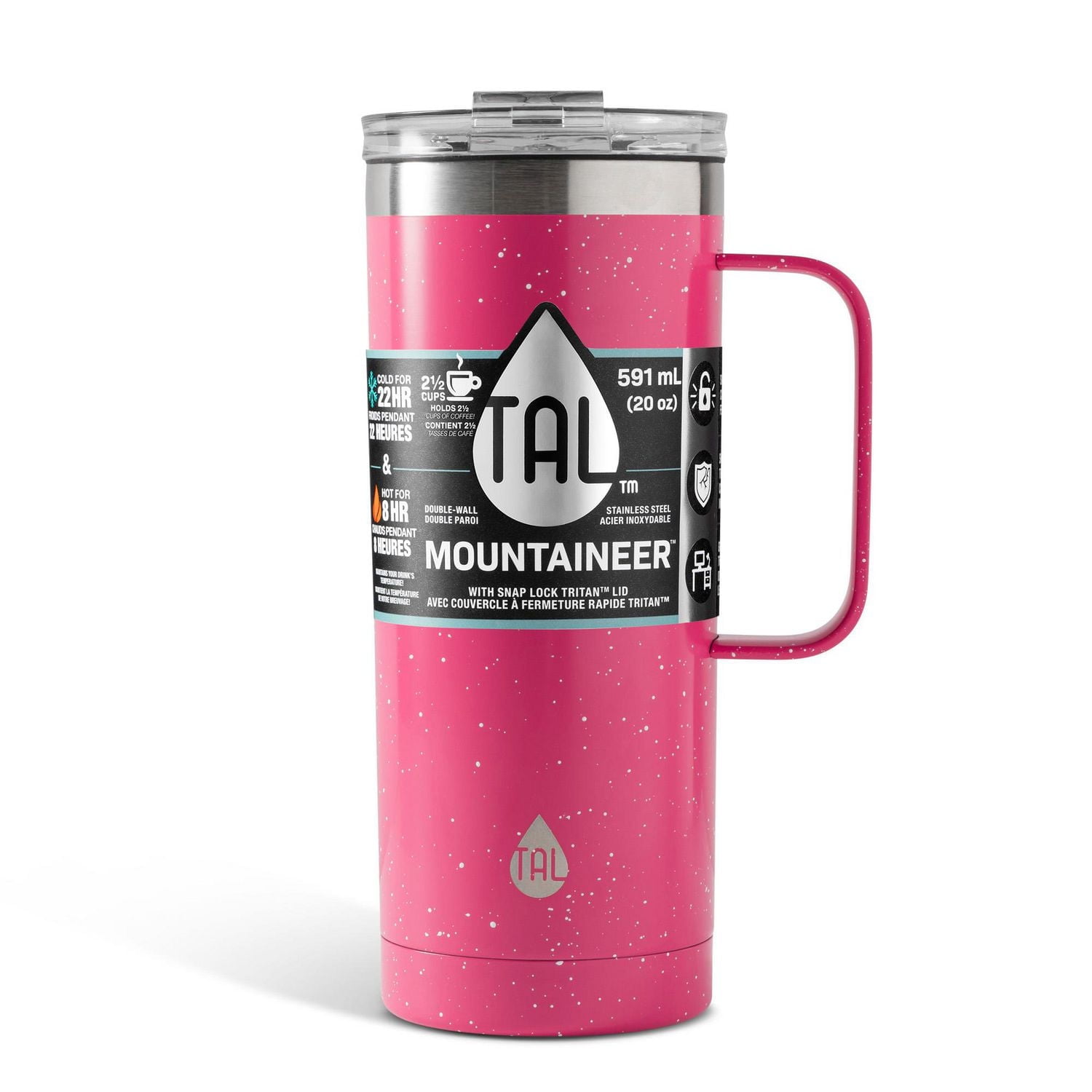 TAL Alpiniste en acier inoxydable 20oz, rose