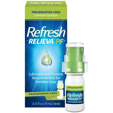 Refresh® RELIEVA® Preservative-Free Tears Lubricant Eye Drops, 0.33 fl oz, 10 mL