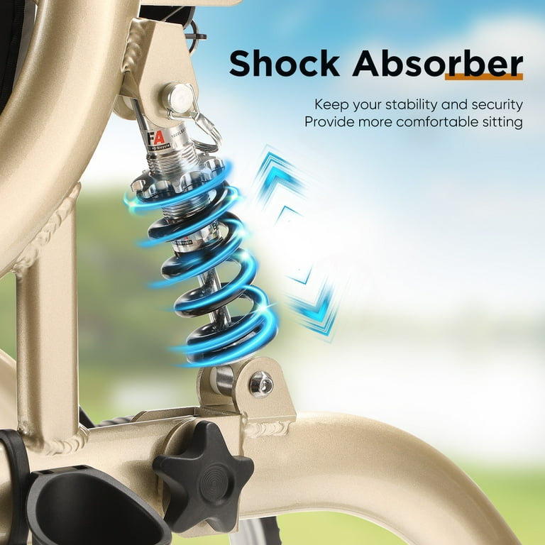 HEAO Foldable Rollator Walker for Elderly, 4x10 HEAO Foldable Rollator Walker for Elderly, 4x10