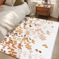 thumbnail image 4 of 4'x6' Area Rugs, Yellow Leaves Indoor Outdoor Area Rug for Living Room Bedroom, Summer Botanical Washable Bathroom Rugs Kitchen Floor Carpet Mats Home Decor Aesthetic, 4 of 8