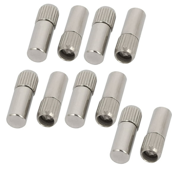 Wood Glass Cabinet Shelf Stainless Steel Support Holder Pins 6mm Dia 10PCS