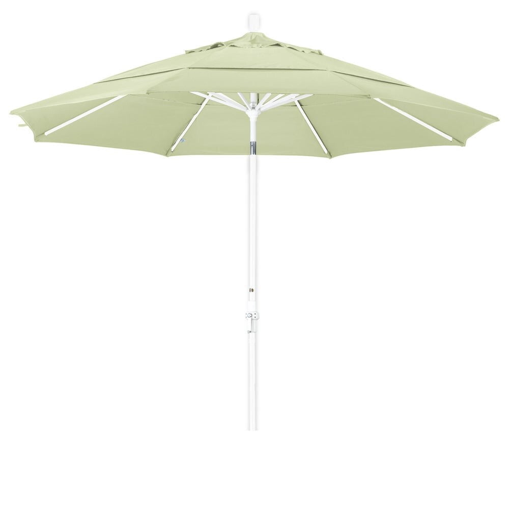 double-sided patio umbrella with base GRANDPATIO Duo Sidepost Aluminum Cantilever Patio Outdoor Umbrella