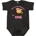 thumbnail image 3 of Inktastic Little Monkey Girl 1st Birthday Girls Baby Bodysuit, 3 of 5