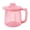 C006- Pink, variant on Plastic Measuring Cup, Food Storage Container, Clear Plastic, Orange, PitcherwithLid, Plastic ContainerwithLid, Plastic Food Storage, StorageforKitchen, 1 Pc
