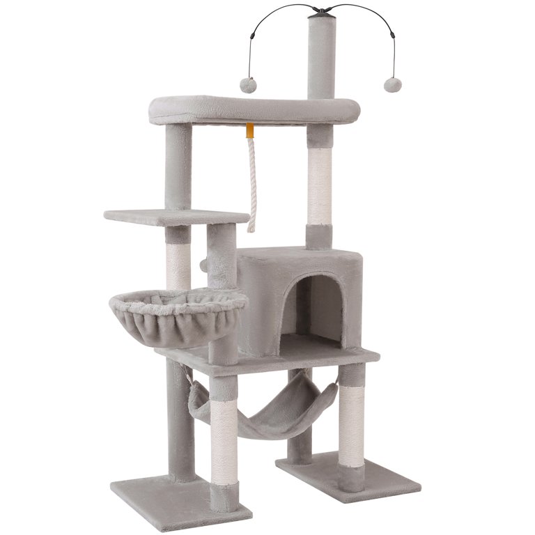 Vibrant Life 58.5inch Multi Level Cat Tree Tower with Interactive