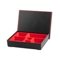 thumbnail image 1 of Bento Box portátil 5 Secciones Contenedor de frutas Sushi Apilable Estilo japonés Contenedores de almuerzo para oficina Viajes Escuela Adultos, 1 of 9