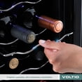 thumbnail image 2 of Cava Enfriador De Vino 12 Botellas 33L Acero Inoxidable Temperatura Regulable Voltio negro, 2 of 5