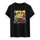 thumbnail image 5 of Casual Summer Tops Carnaval Impreso de Manga Corta Cuello Redondo, Poliéster Ligero para la Fiesta de Verano de Primavera, 5 of 9