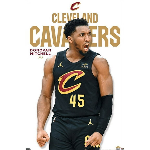NBA Cleveland Cavaliers - Donovan Mitchell Feature Series 23 Wall Poster, 22.375" x 34"